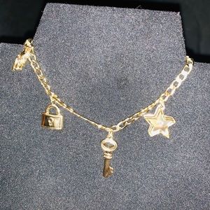 Charm Bracelet- 14k Gold Plated